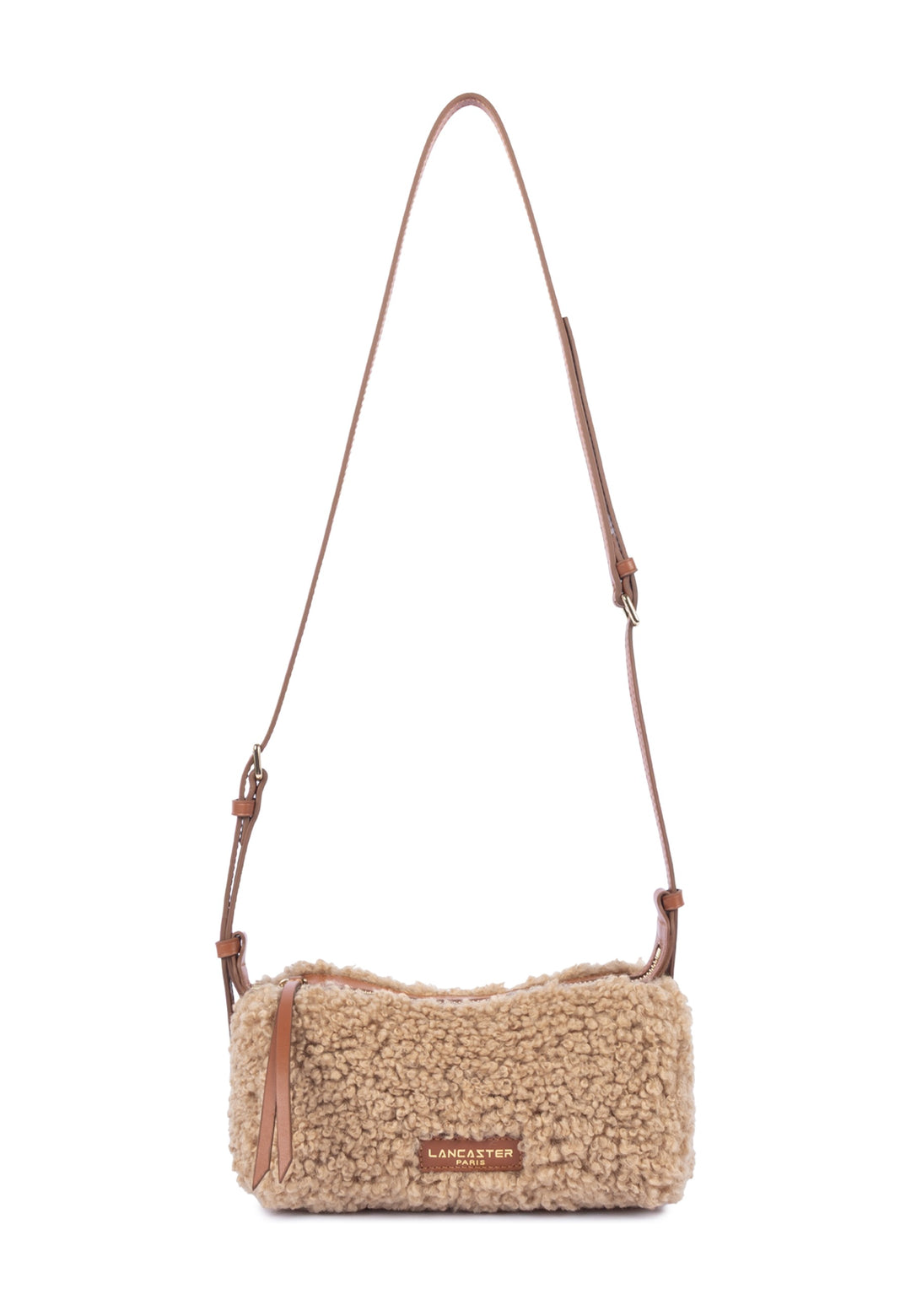 Lancaster Sac rectangle Zippé S Moumoute Cognac, vue complementaire
