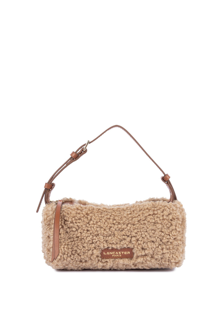 Lancaster Sac rectangle Zippé S Moumoute Cognac, vue de face