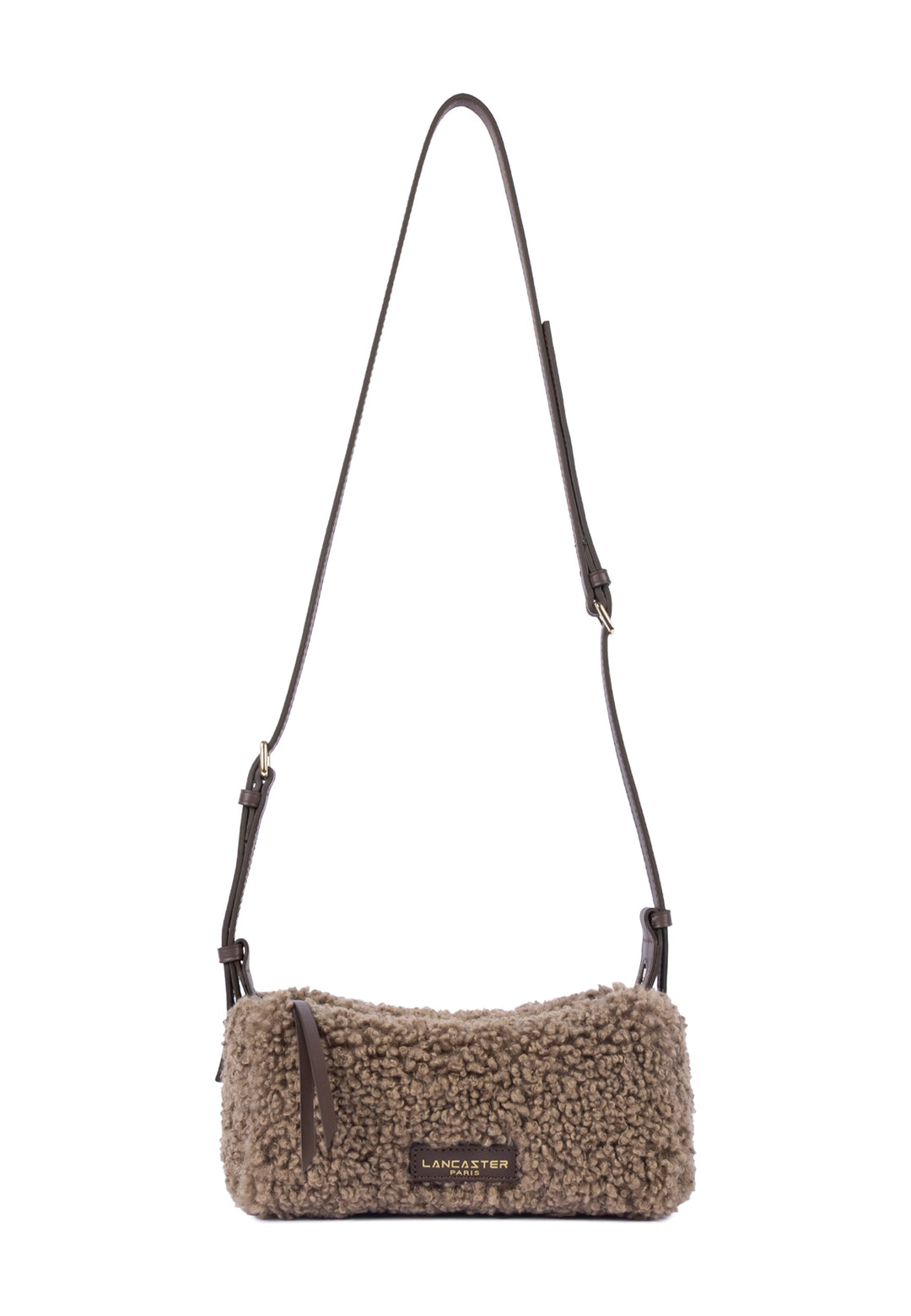 Lancaster Sac rectangle Zippé S Moumoute Marron, vue complementaire
