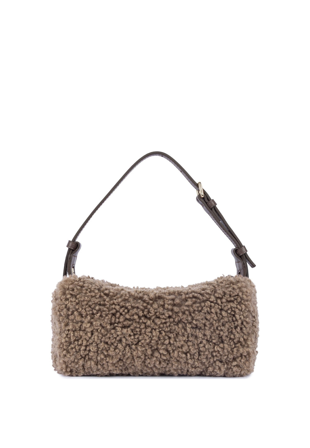 Lancaster Sac rectangle Zippé S Moumoute Marron, vue de dos