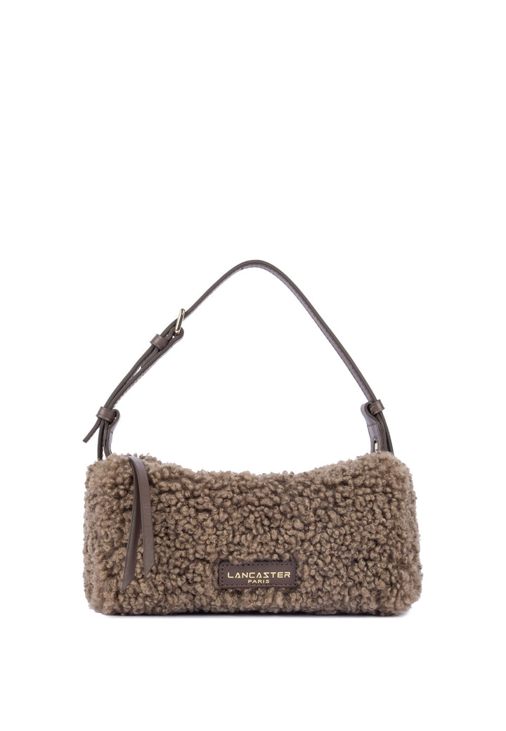 Lancaster Sac rectangle Zippé S Moumoute Marron, vue de face