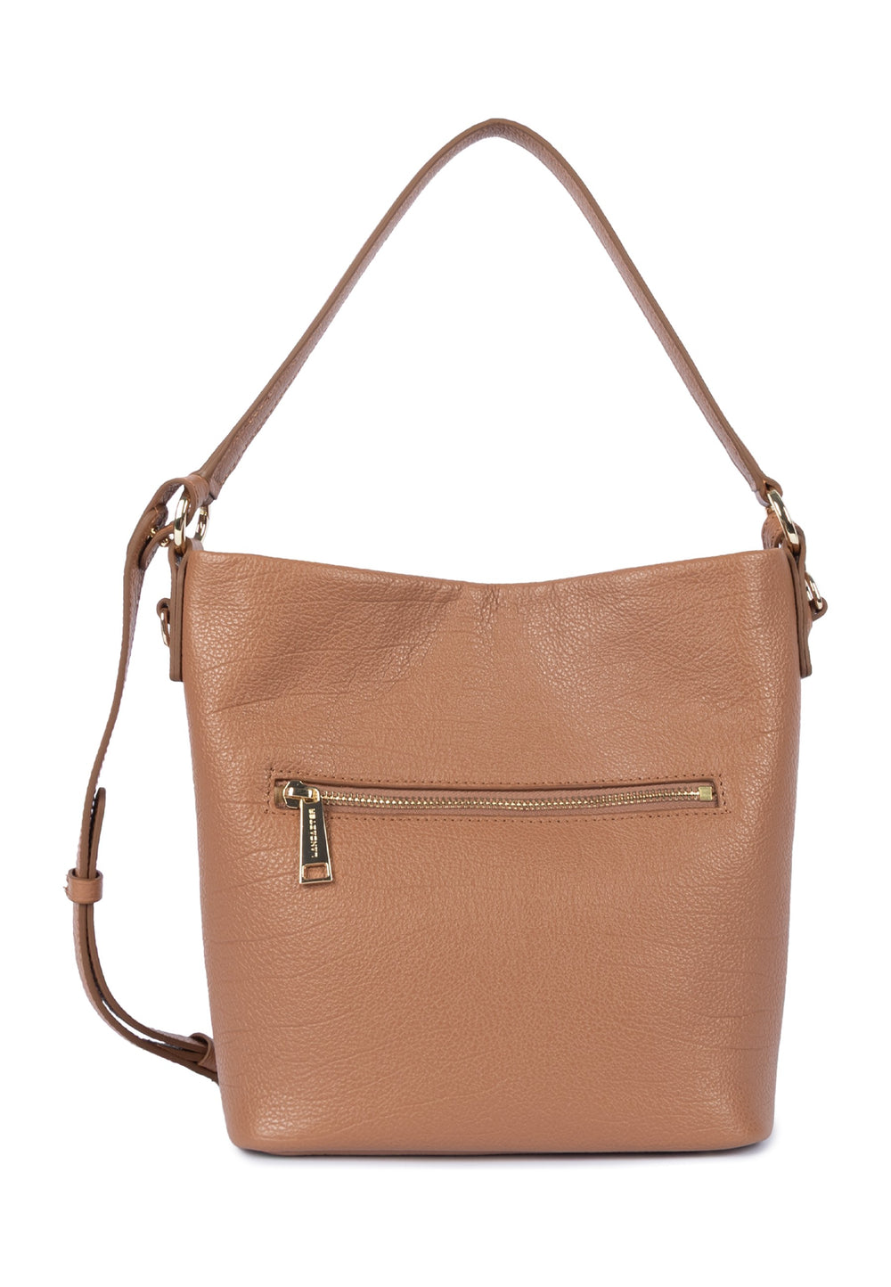 Lancaster Sac seau Zippé M Dune Camel — vue de dos