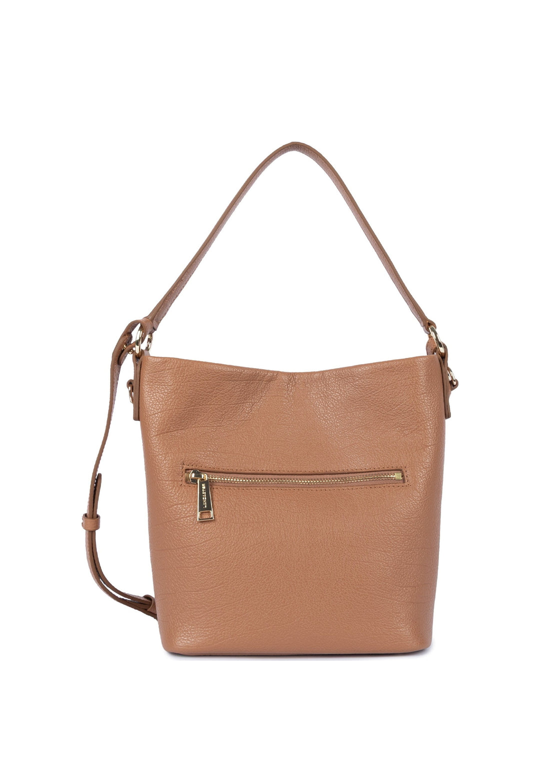 Lancaster Sac seau Zippé M Dune Camel — vue de dos