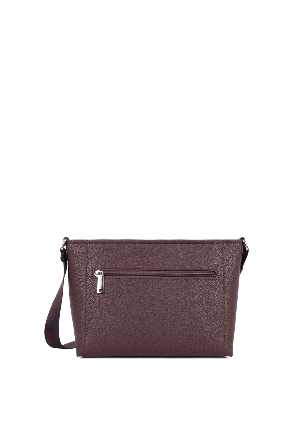 Lancaster Sac trotteur Zippé M Maya Double KBA Bordeaux foncé, vue de dos