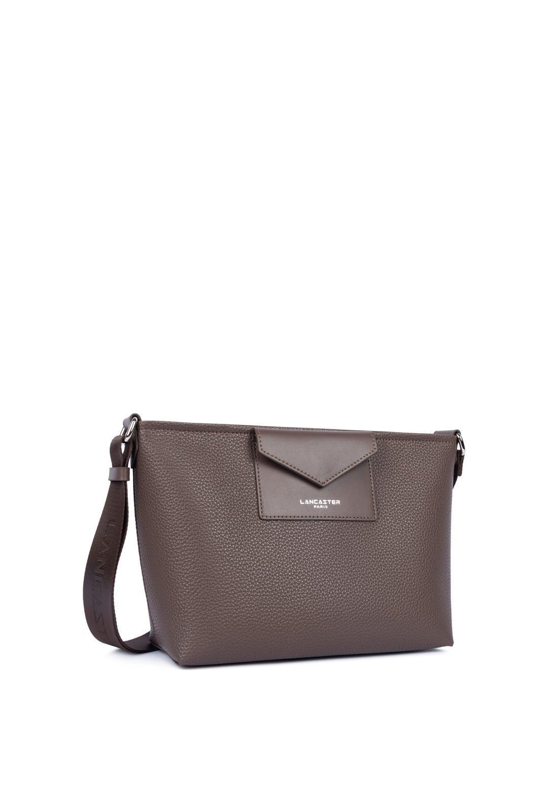 Lancaster Sac trotteur Zippé M Maya Double KBA Marron, vue de cote