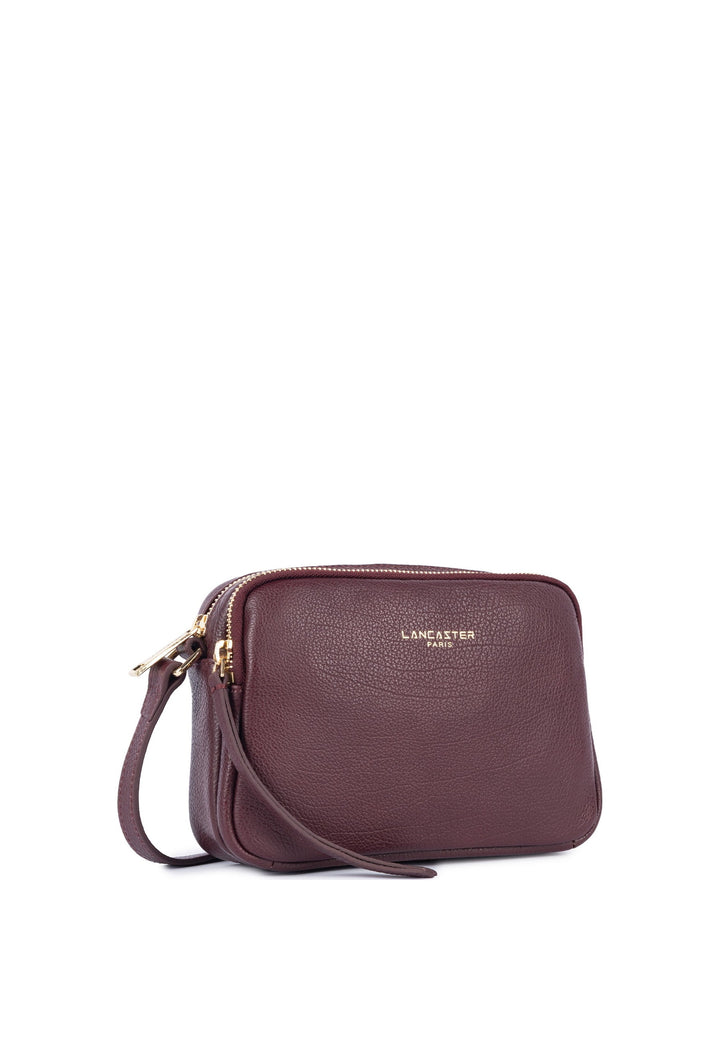 Lancaster Sac trotteur Zippé S Dune Bordeaux foncé — vue de cote