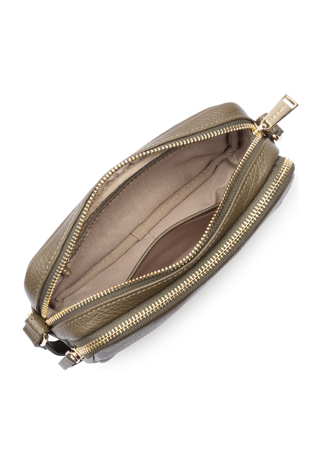 Lancaster Sac trotteur Zippé S Dune Kaki — vue interieure