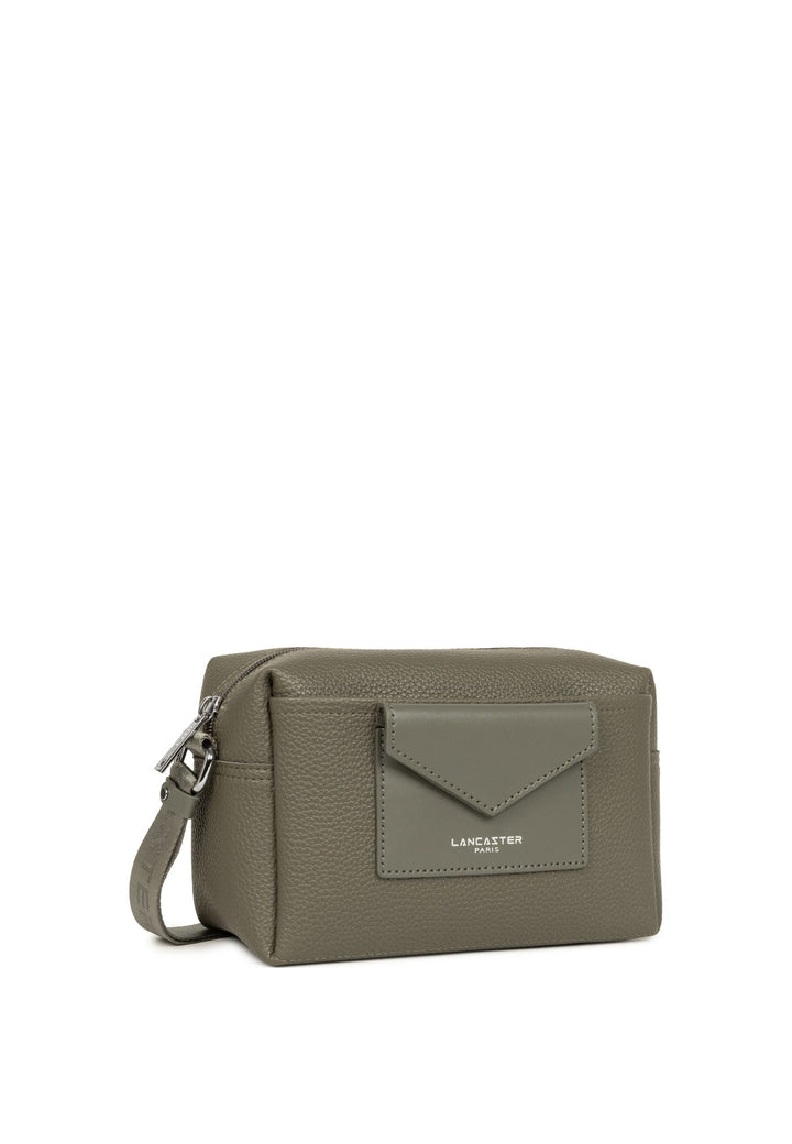 Lancaster Sac trotteur Zippé S Maya Double KBA Kaki, vue de cote