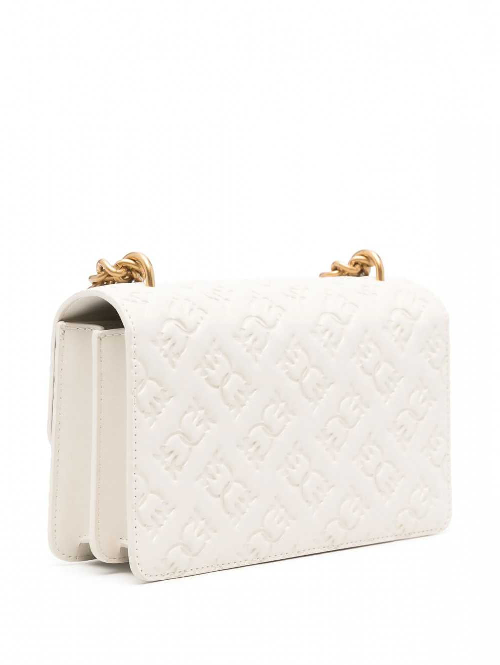 Pinko Mala Love One Mini Dc Vitello Seta Branco A1YBZ14Q