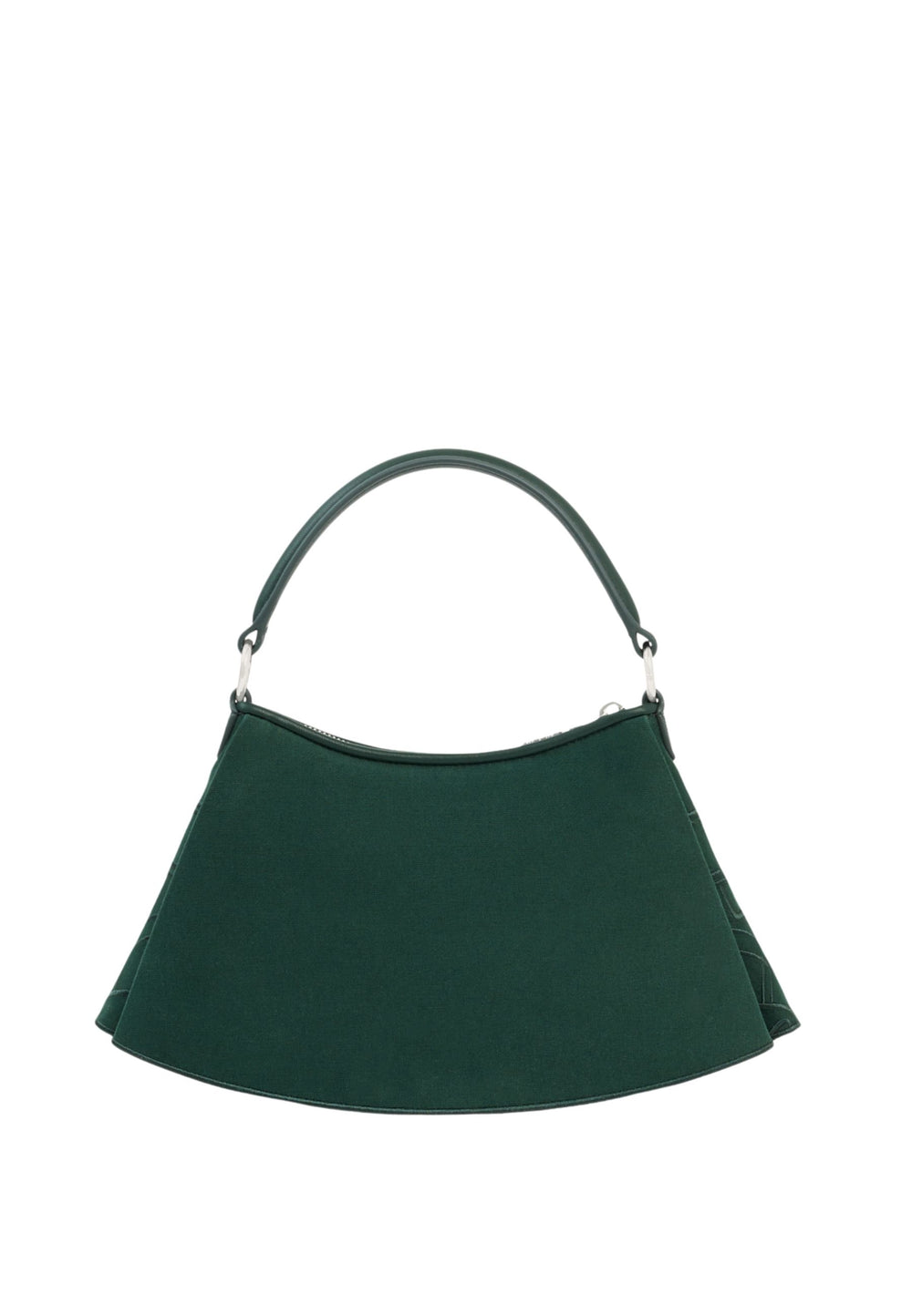 Luckybag™ Petit sac Lacoste Lenglen vert sinople, vue de dos en toile unie