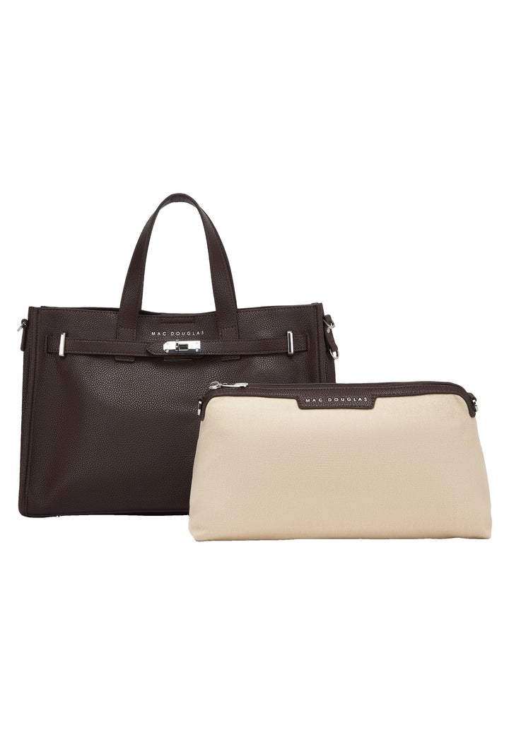 Mac Douglas Cabas M Tote Land Chocolat, vue d'ensemble