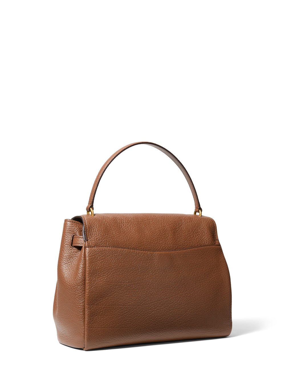Michael Kors Sac à main Cuir Hamilton Moderne Grand Rabat Cognac — vue de dos