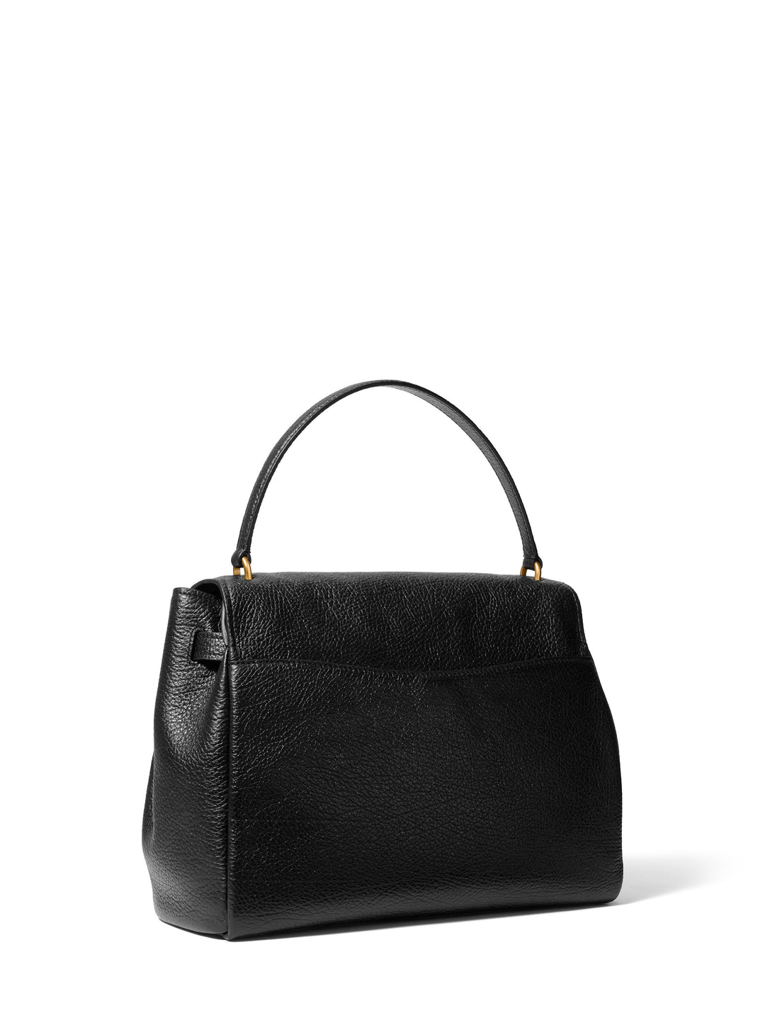 Michael Kors Sac à main Cuir Hamilton Moderne Grand Rabat Noir — vue de dos
