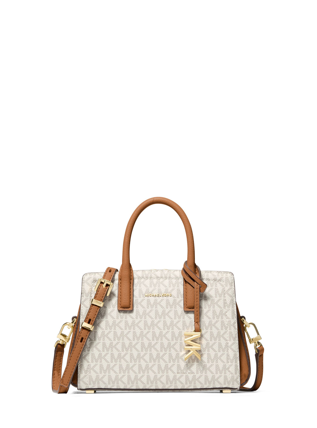 Michael Kors Sac Bandoulière Laila Mini Beige — vue de face