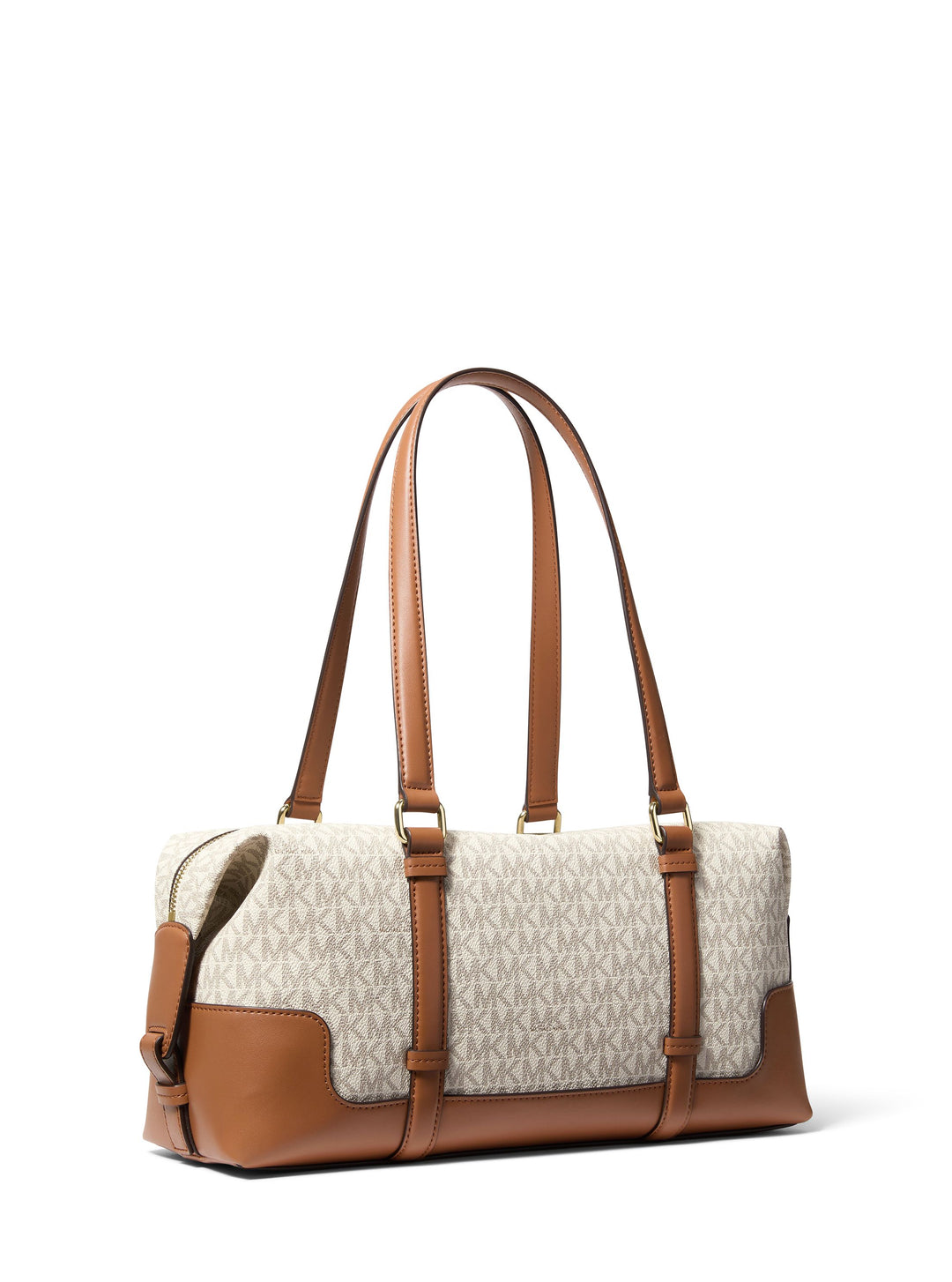 Michael Kors Sac Bandoulière Teddi Grand Souple Beige — vue de dos