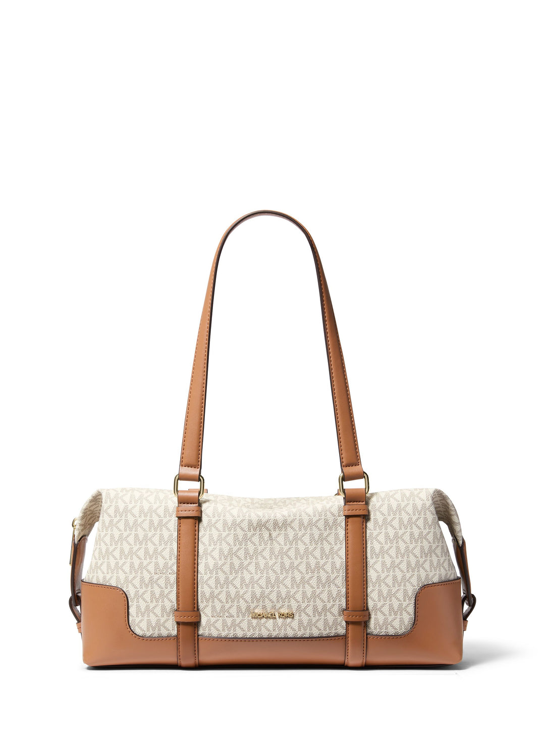 Michael Kors Sac Bandoulière Teddi Grand Souple Beige — vue de face