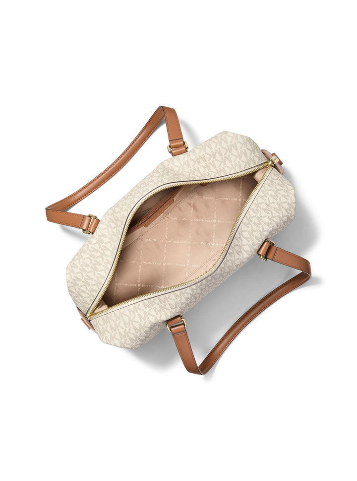 Michael Kors Sac Bandoulière Teddi Grand Souple Beige — vue intérieure