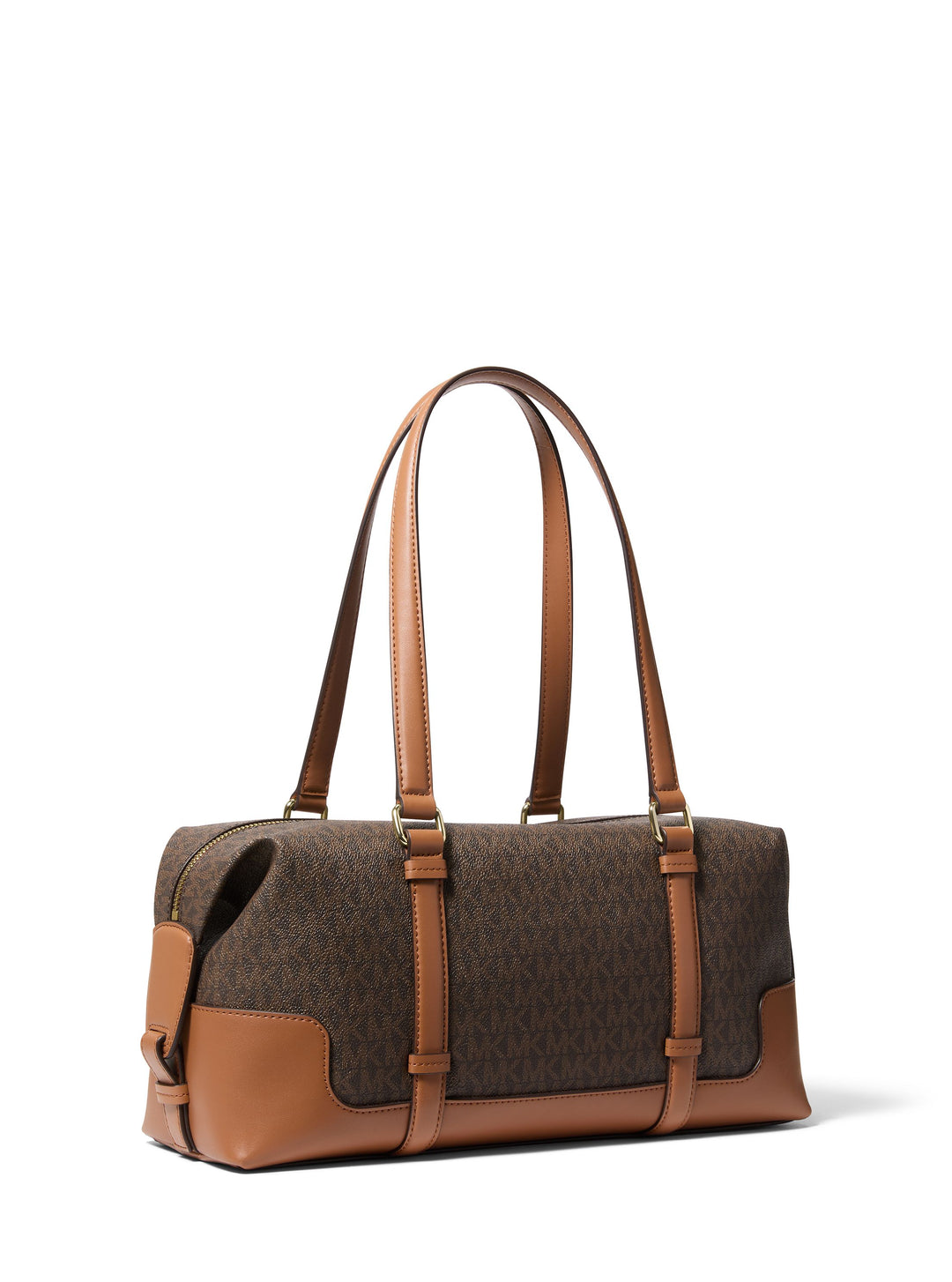 Michael Kors Sac Bandoulière Teddi Grand Souple Marron — vue de dos