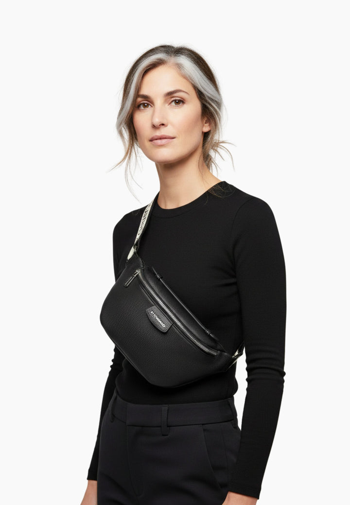 Chabrand Women's Belt Bag Louise Black 12030Sy100