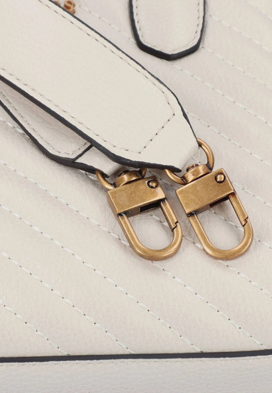 Cabas / Shopping Guess Silvana 2 Comp Tote Bone QV866577