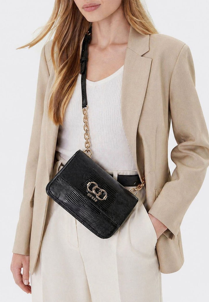Guess Sac Bandoulière Anadela 3 Comp Satch Black