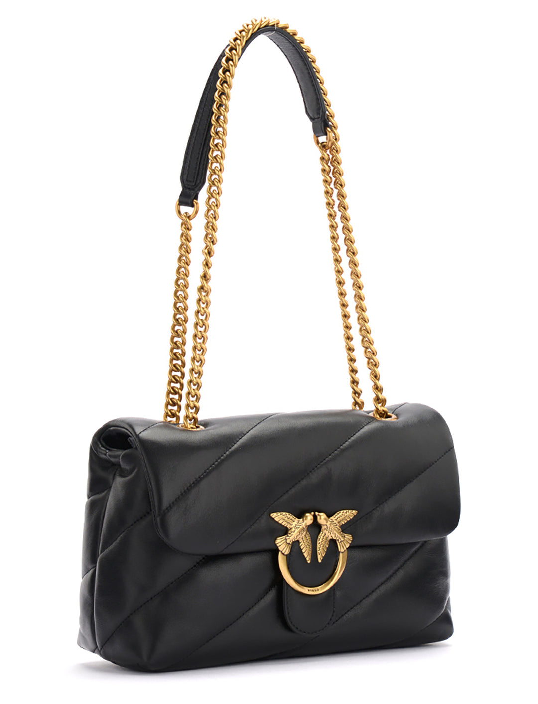 Pinko Borse a mano Love Puff Classic Cl Sheep Nap Nero A0F2Z99Q