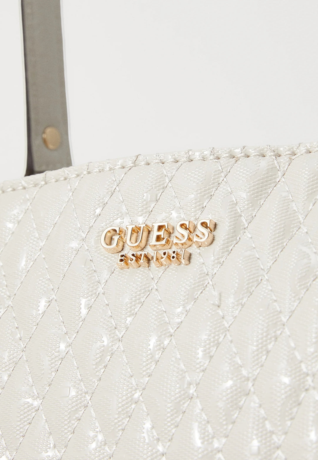 Sac Bandoulière Guess Betula Satchel Taupe -- vue 7 sur 9