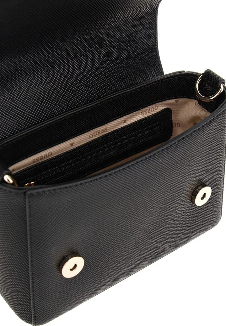 Sac Bandoulière Guess Bramina Small Satche Black -- vue 5 sur 6