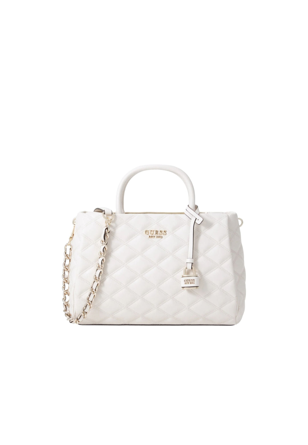 Sac Bandoulière Guess Cruise Vibe Top Zip Off White — vue 1 sur 8