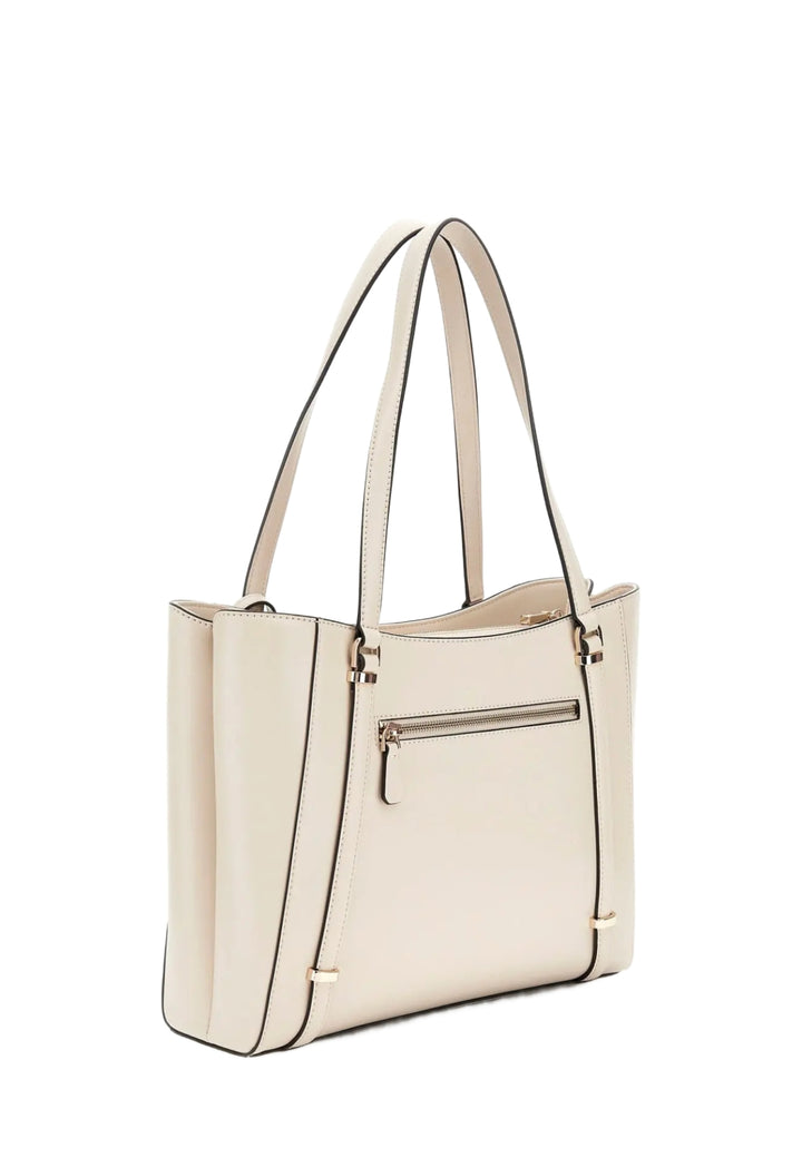 Sac Bandoulière Guess Daryna 2 Comp Satche Bone -- vue 3 sur 6