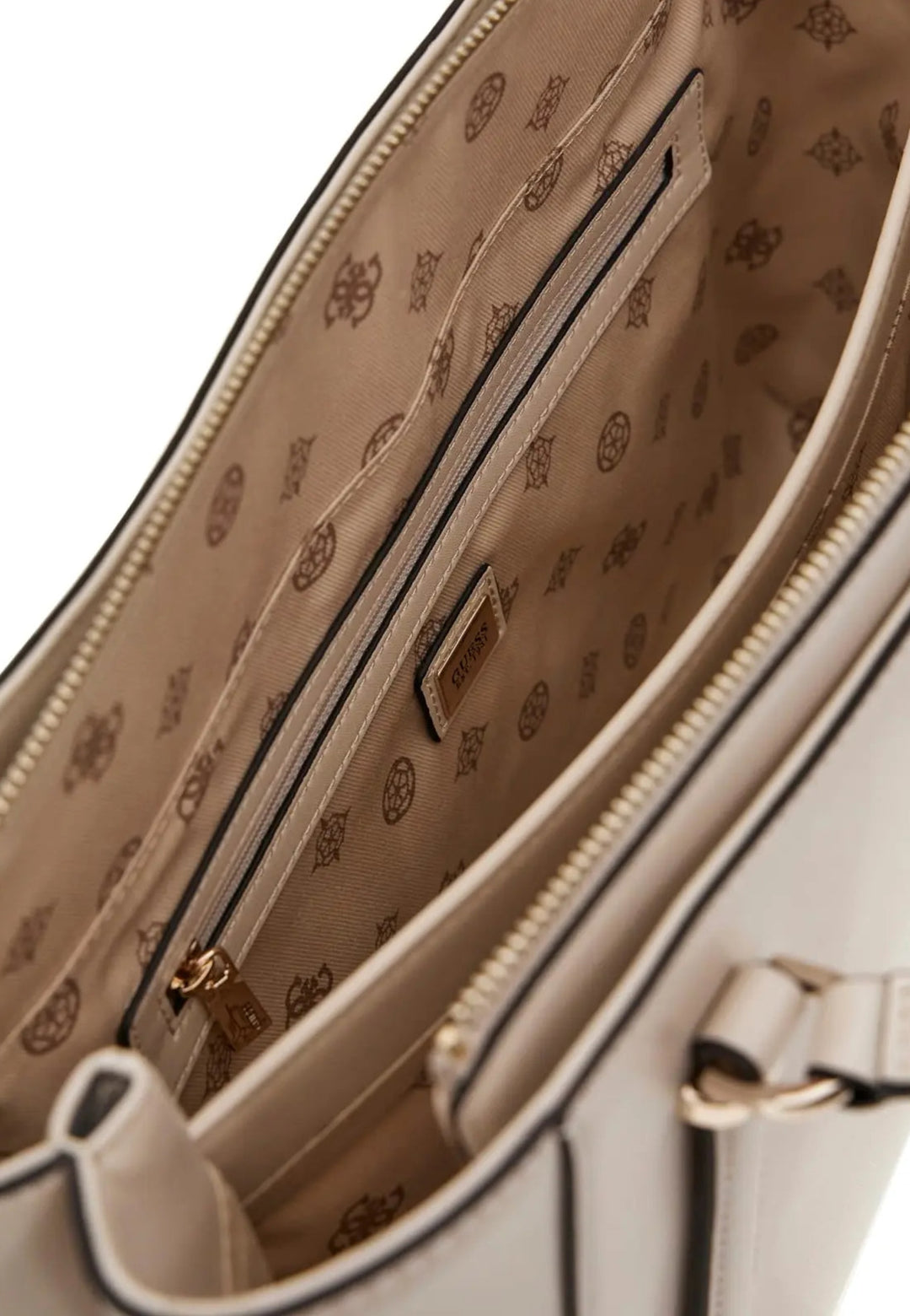 Sac Bandoulière Guess Daryna 2 Comp Satche Bone -- vue 5 sur 6