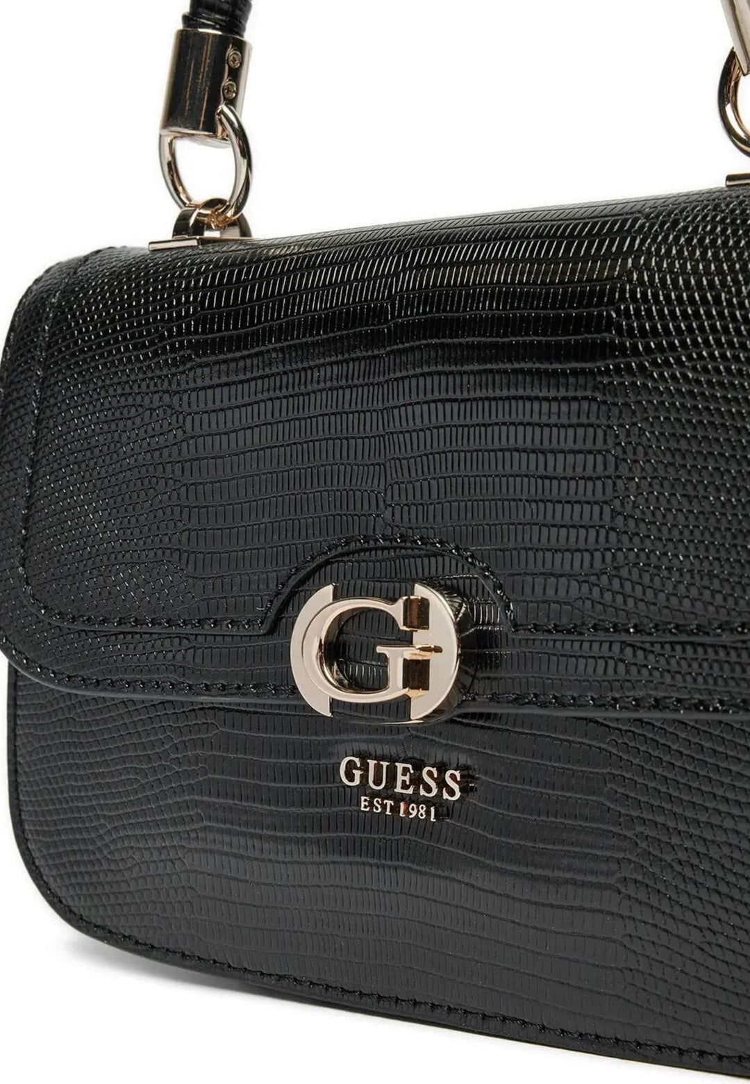 Sac Bandoulière Guess Orlina Society Satch Black -- vue 7 sur 10