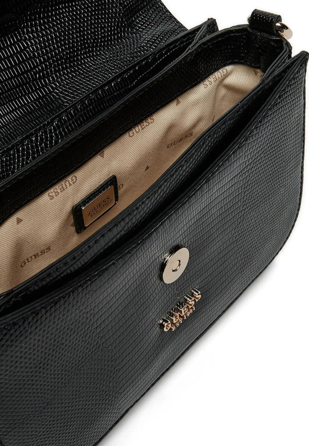 Sac Bandoulière Guess Orlina Society Satch Black -- vue 9 sur 10