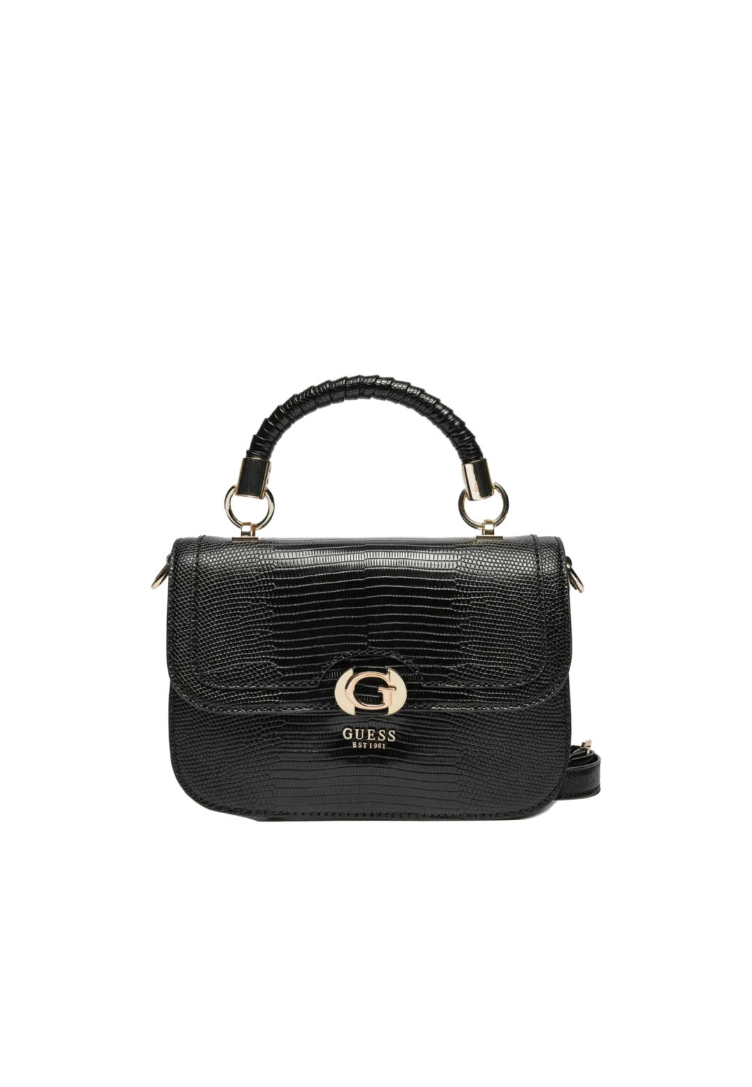 Sac Bandoulière Guess Orlina Society Satch Black -- vue 1 sur 10