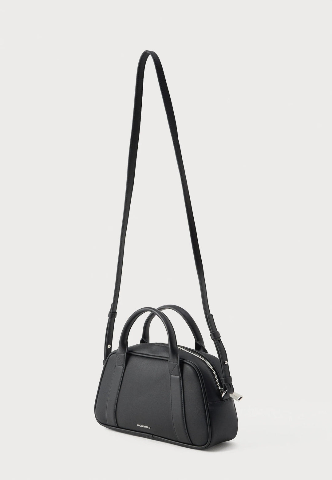 Geantă Bowling K/VILLE Karl Lagerfeld B1W30068 Negru/Nichel