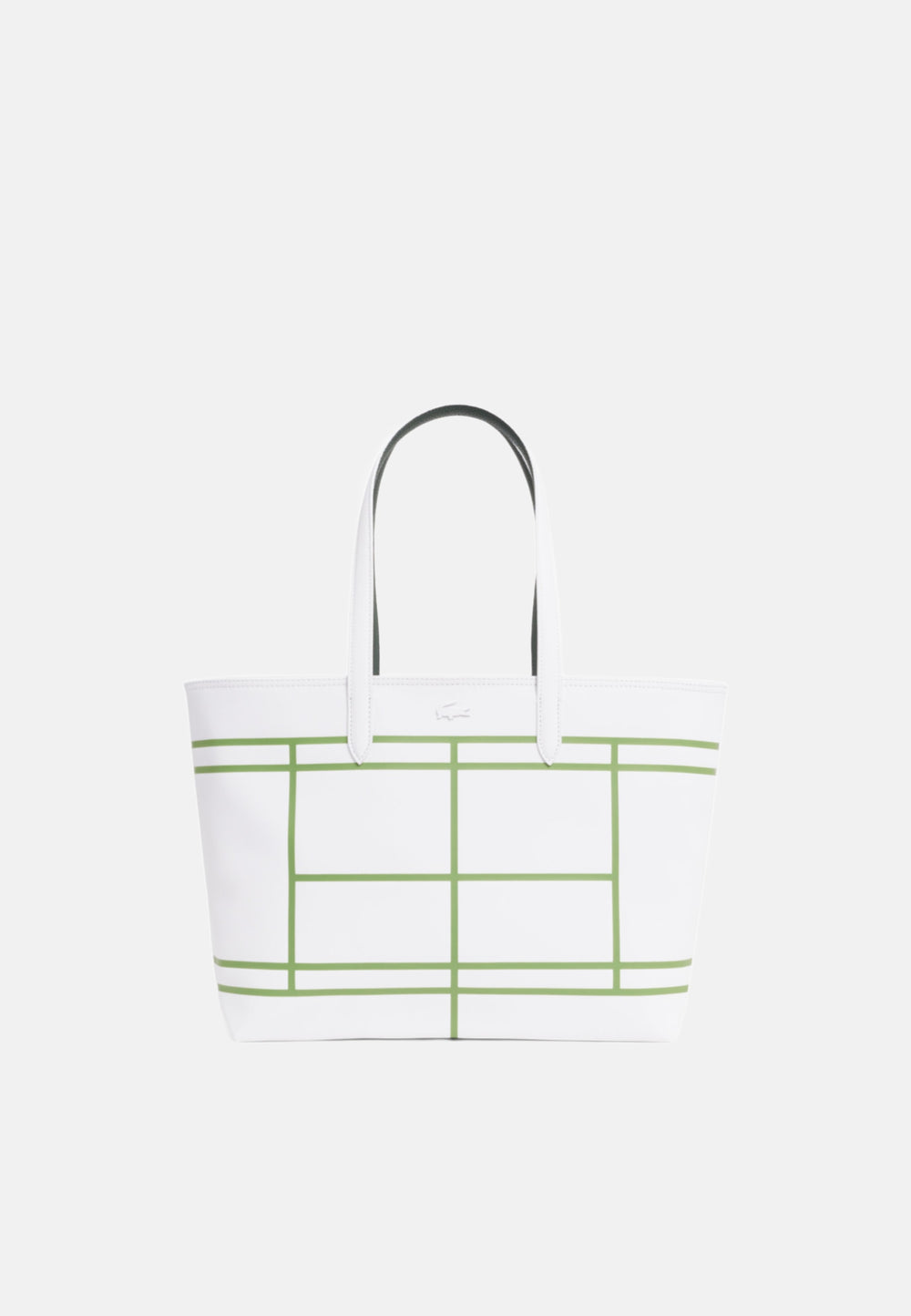 Sac cabas Anna Lacoste zippé réversible NF5250AS Blanc -- vue 2 sur 10