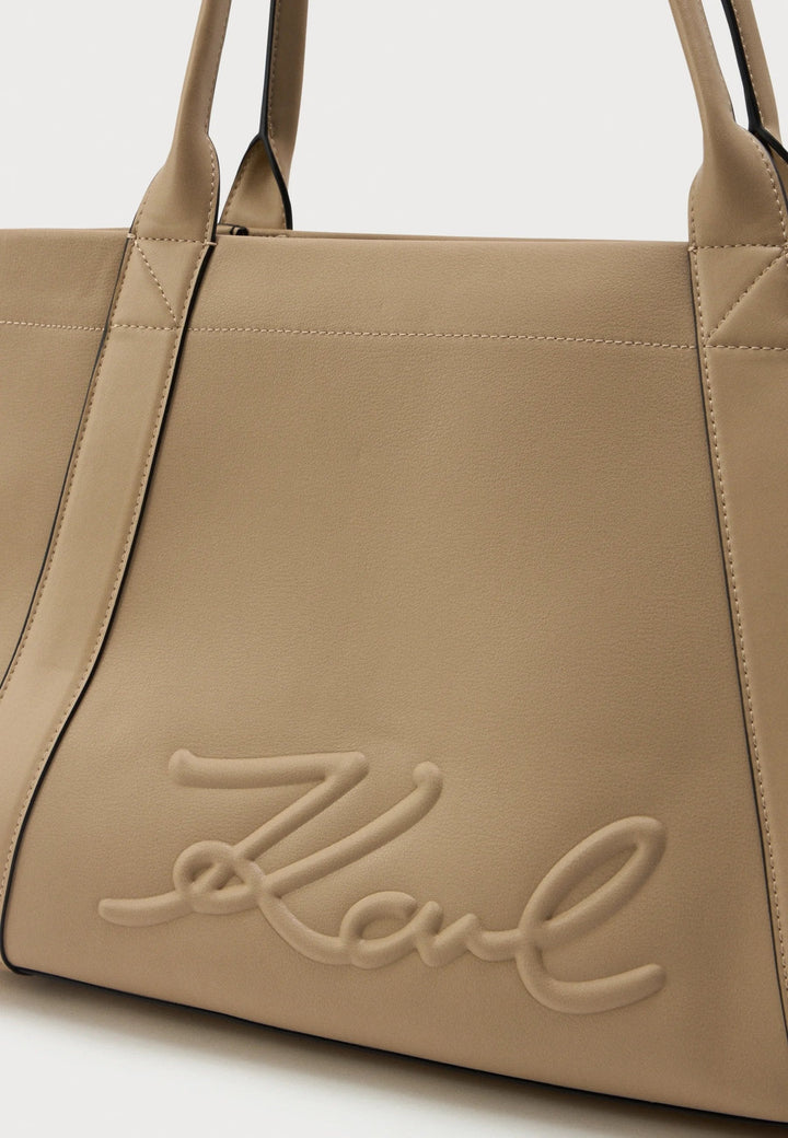 K/VILLE Shoppingväska Karl Lagerfeld B1W30066 Beige