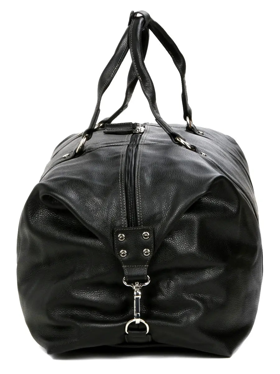 Sac de voyage en cuir KATANA - noir 3942 Sac de voyage en cuir KATANA - noir 3942