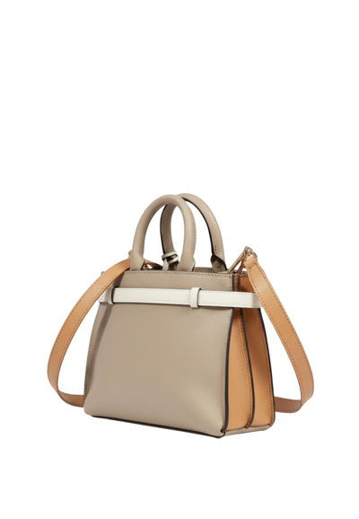 L Lancel Faubourg A13548LLTU Beige Handbags