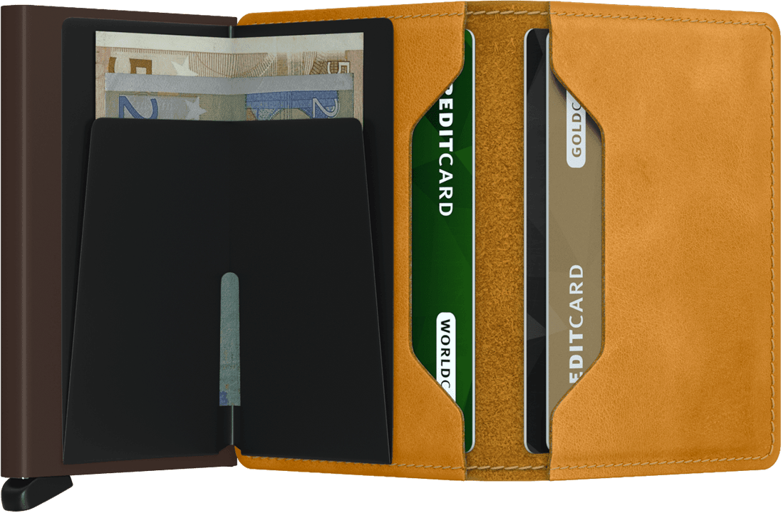 Porte Cartes Secrid Marron