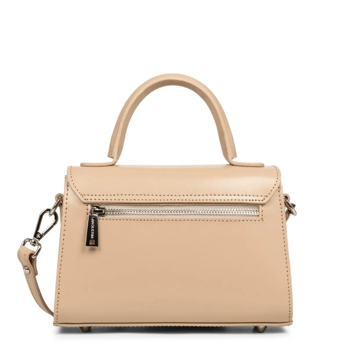 Sac à main A rabat avec fermoir S Suave Even Lancaster 433-16 Beige Foncé