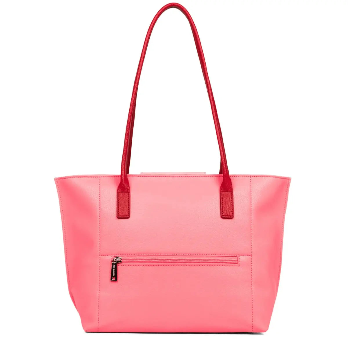 Sac cabas épaule Zippée M Maya Lancaster 517-29 Rose Foncé -Rose- Rouge