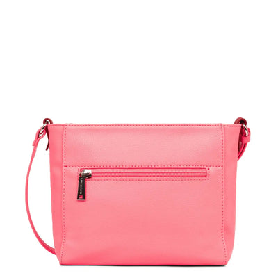 Sac trotteur Zippée Maya Lancaster 517-24 Rose Foncé Rose Rouge