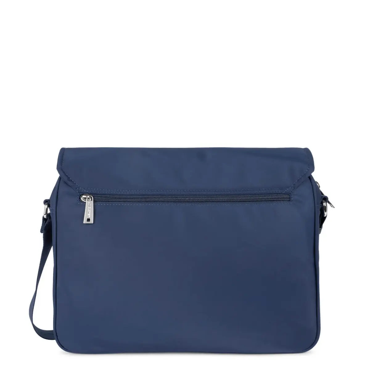 Sac gibecière A rabat aimanté L Basic Vita Lancaster 510-79 Bleu Foncé