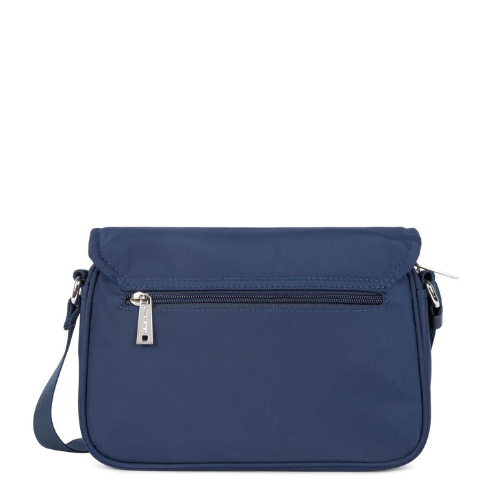 Sac gibecière A rabat aimanté M Basic Vita Lancaster 510-78 Bleu Foncé