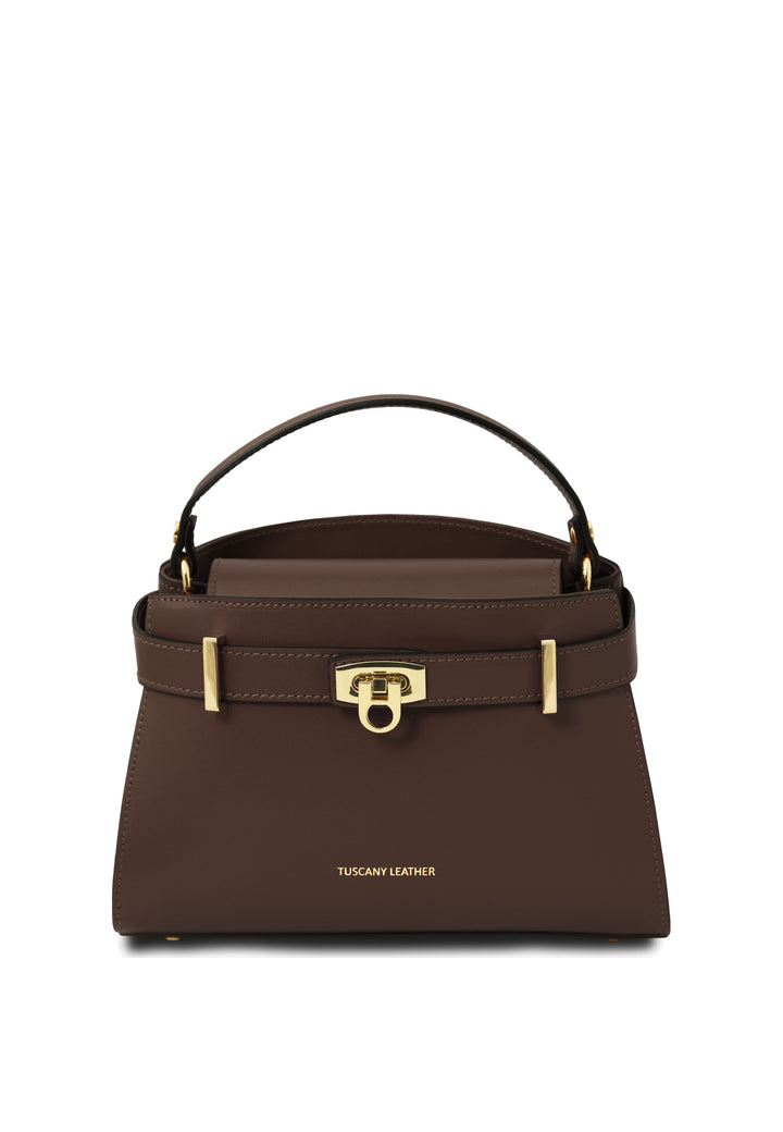 Tuscany Leather Sac Cabas Maisy Café, vue de face