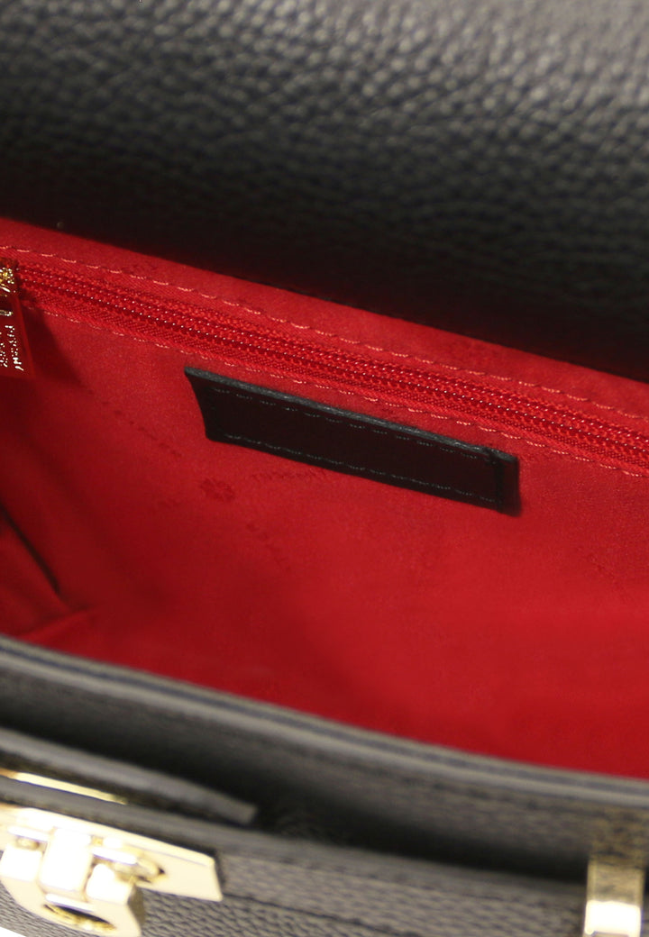 Tuscany Leather Sac Cabas Maisy Medium Noir, vue intérieure 1