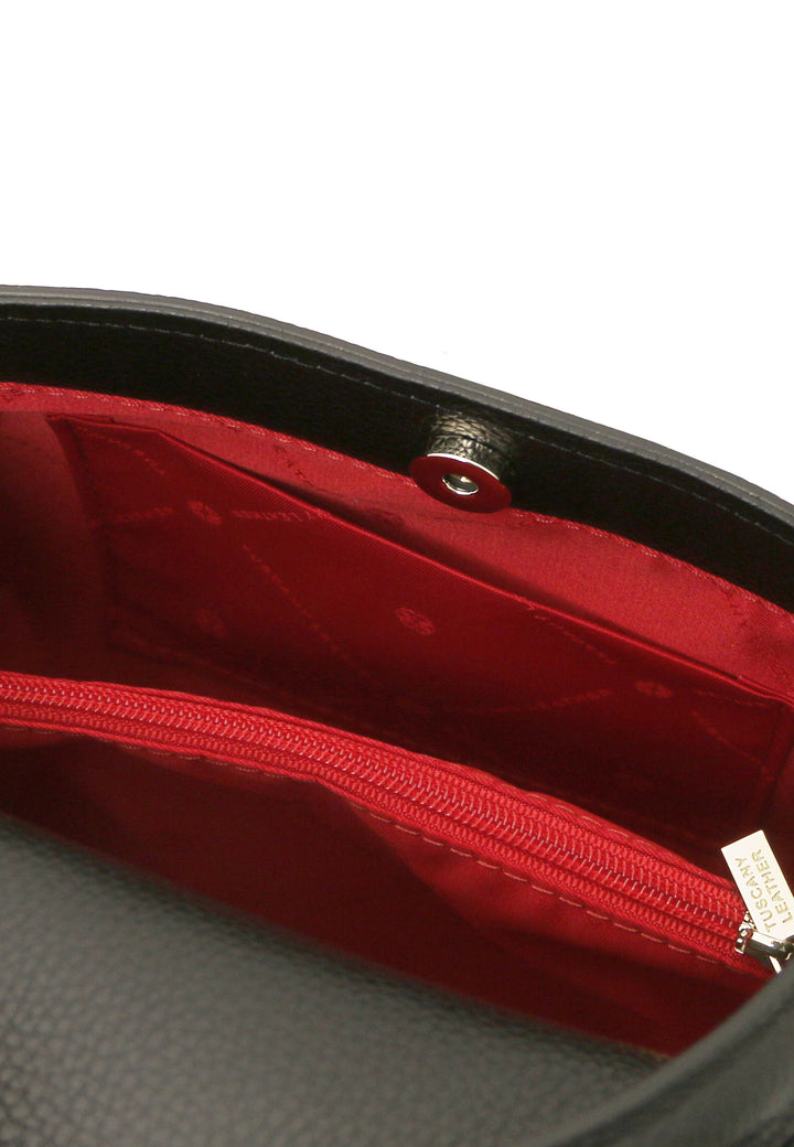 Tuscany Leather Sac Cabas Maisy Medium Noir, vue intérieure 2