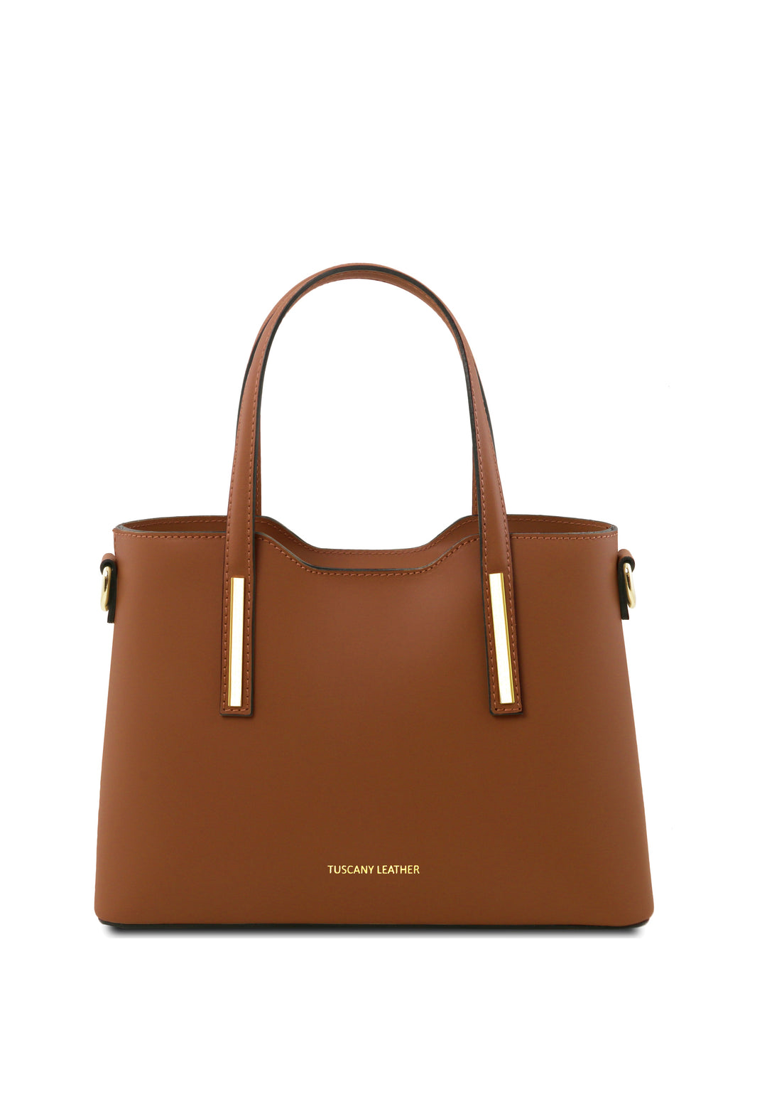 Tuscany Leather Sac Cabas Olimpia Medium Cognac, vue de face