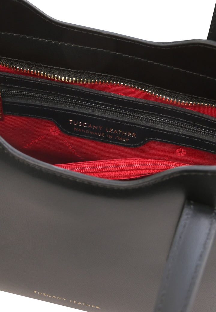 Tuscany Leather Sac Cabas Olimpia Medium Noir, vue intérieure 1